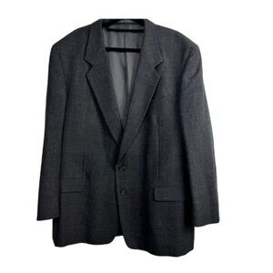 Joseph & Feiss International Charcoal Wool 2 Button Blazer Men’s Size 46